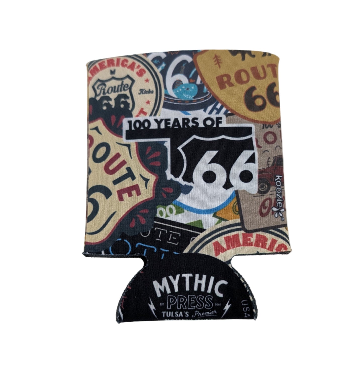 Route 66 Collage Koozie