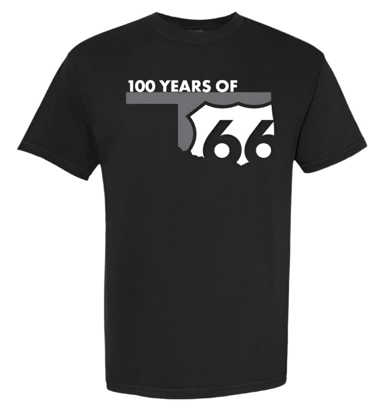 Comfort Colors Route 66 Centennial Tee Black