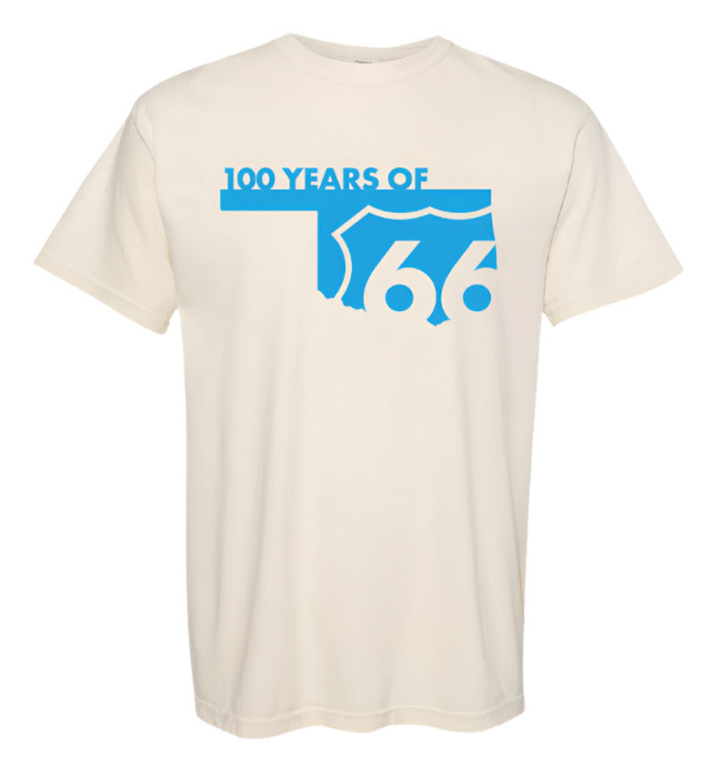 Comfort Colors Route 66 Centennial Tee Ivory