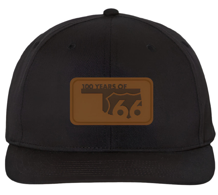 Richardson Route 66 Centennial Snapback Patch Hat Black