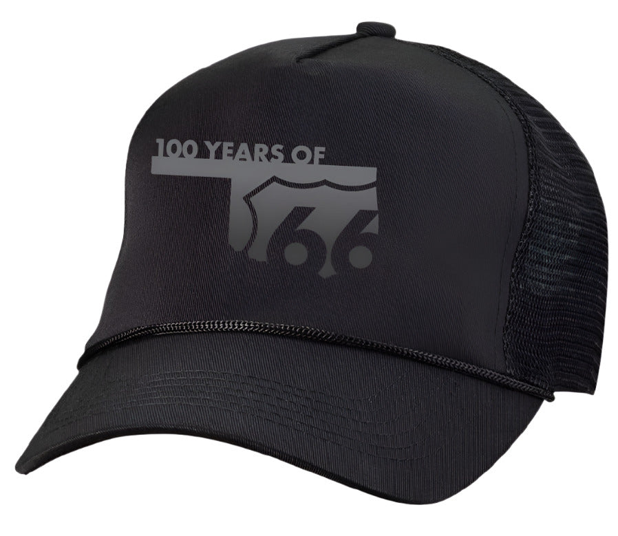 Five-Panel Route 66 Centennial Trucker Hat Black