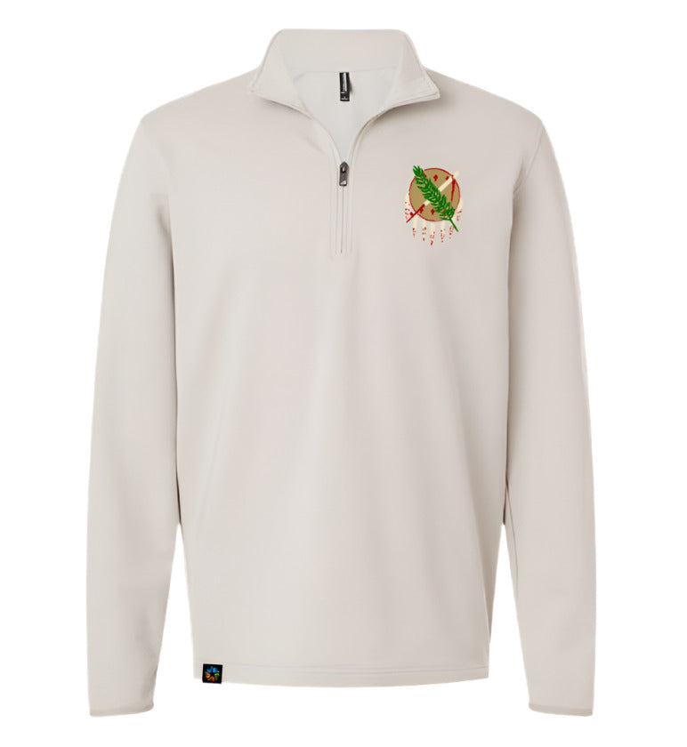 Oklahoma Flag Collection Quarter-Zip Pullover Smoke