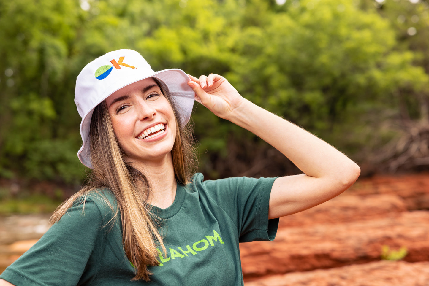 Atlantis Headwear Modern OK Bucket Hat Model