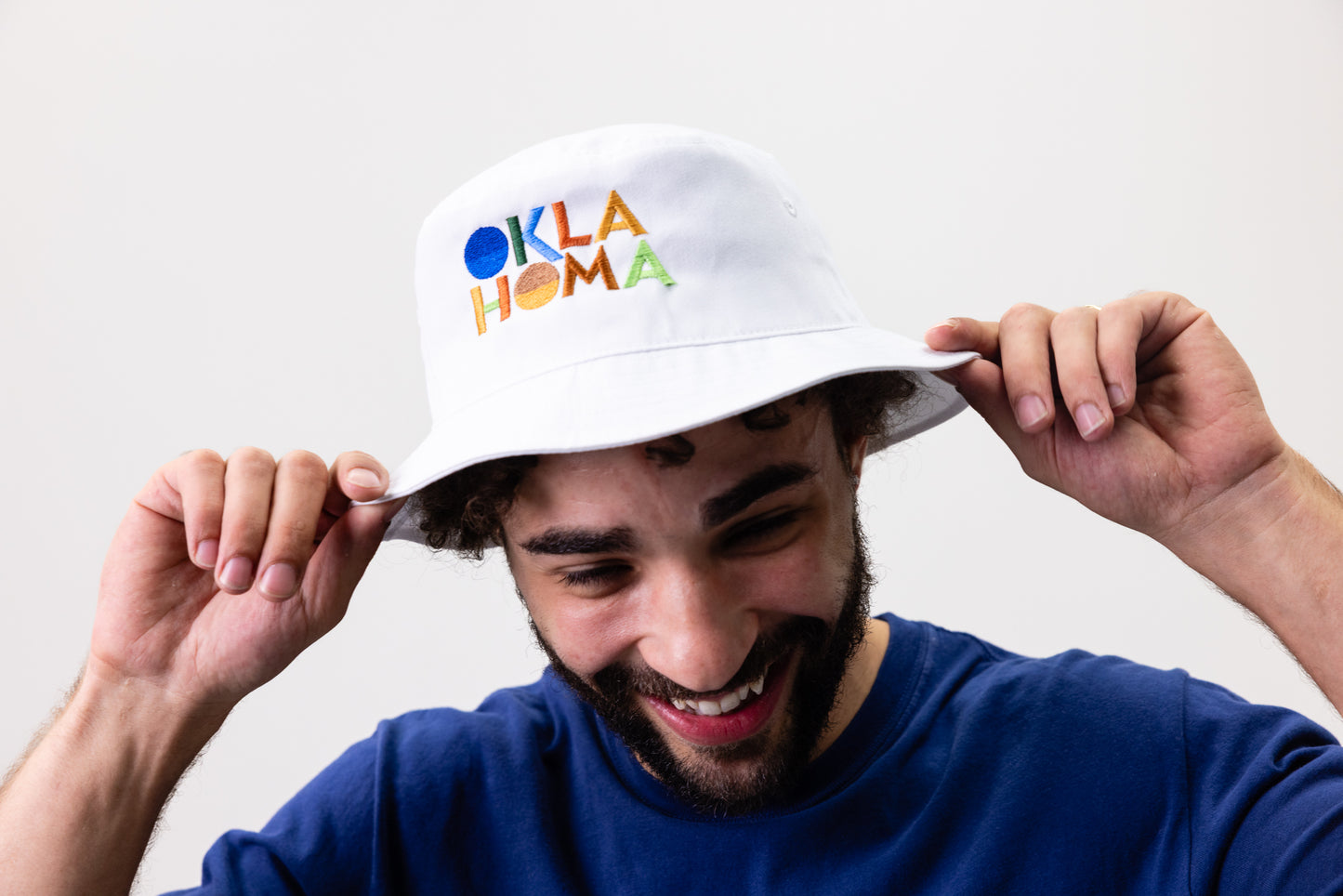 Atlantis Headwear Stacked Modern Oklahoma Bucket Hat