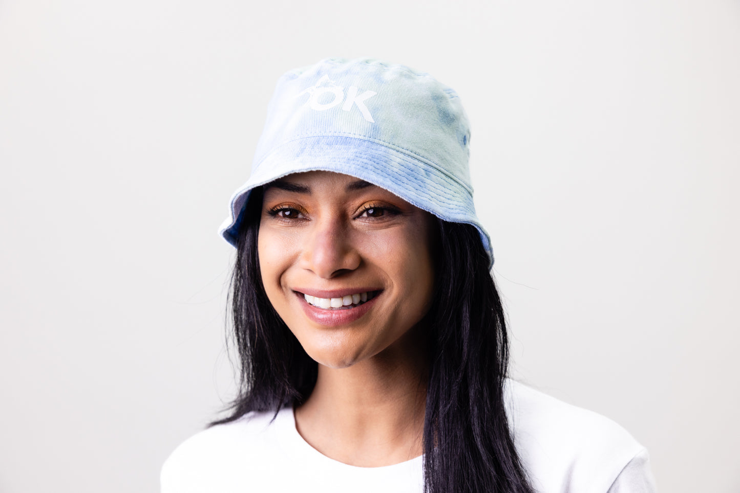 Tie-Dyed OK Scissortail Bucket Hat Sky
