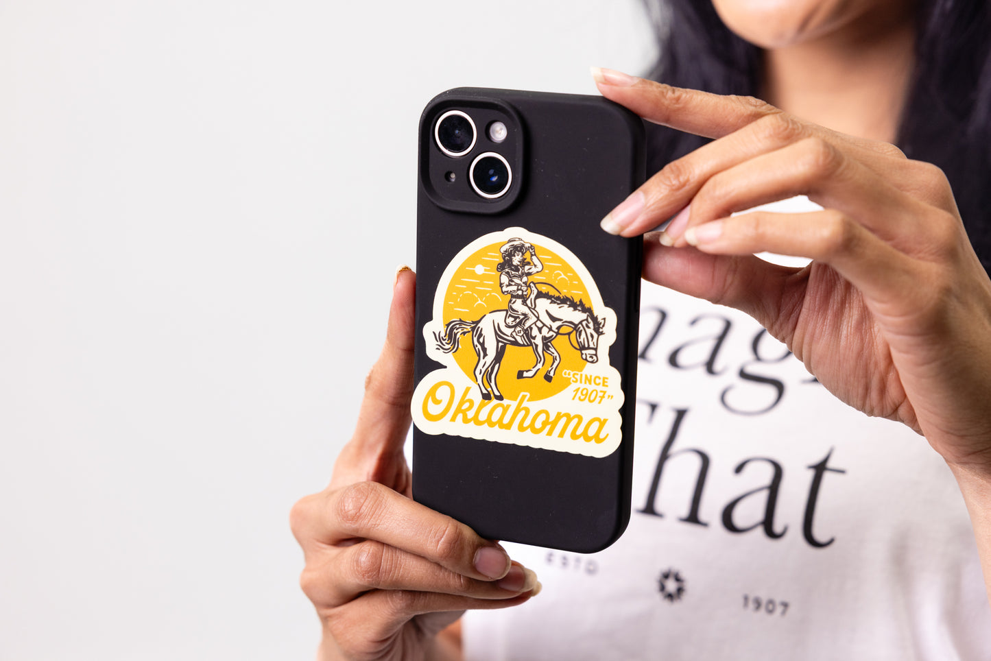 Oklahoma Cowgirl Sticker