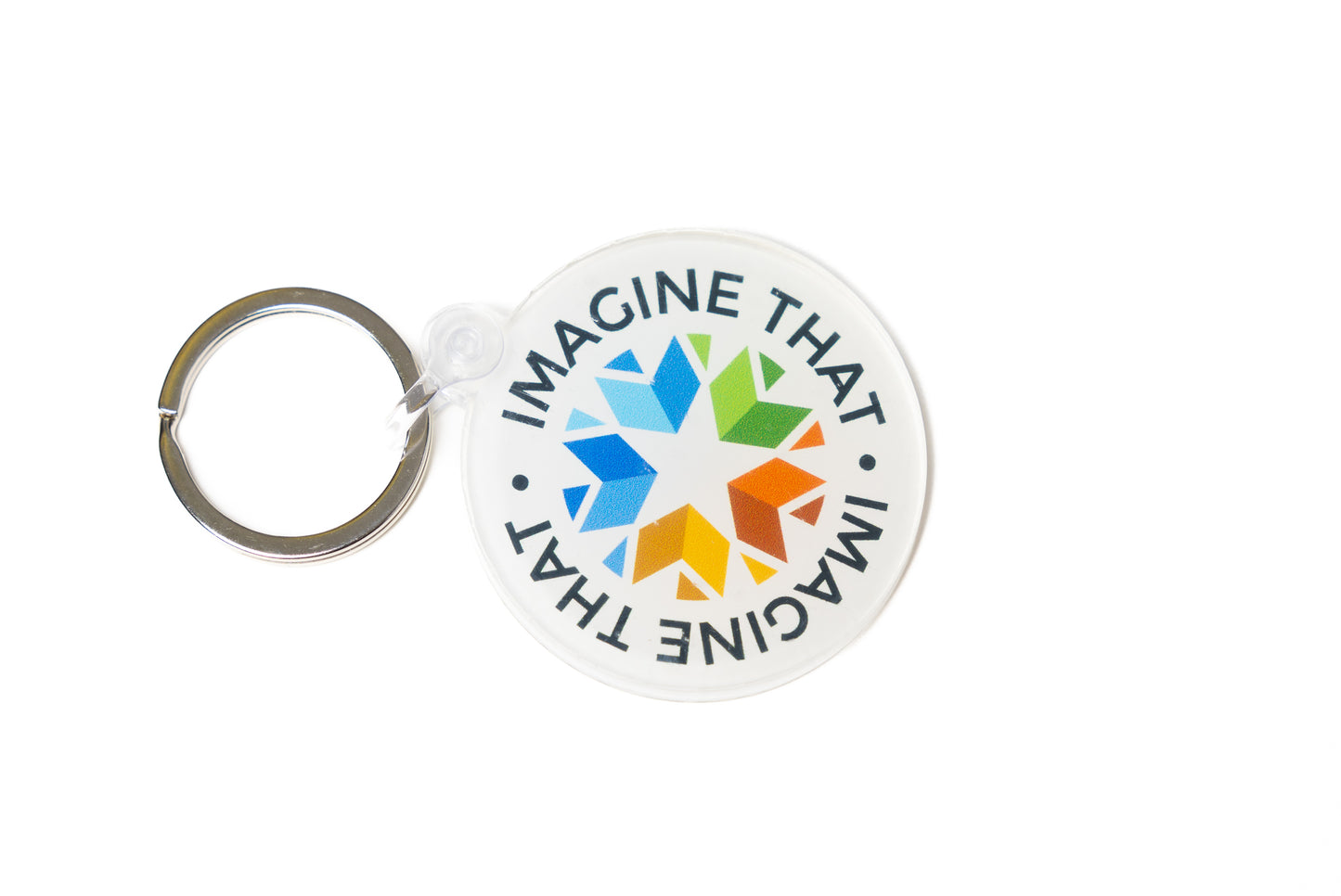 Imagine That Oklahoma State Logo Keychain