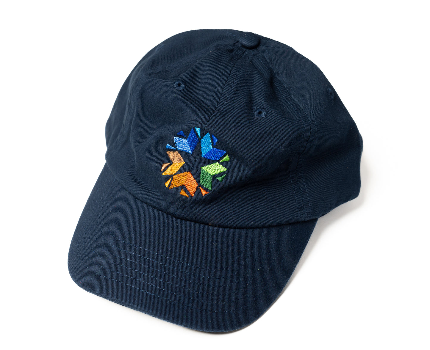 Side Navy Oklahoma State Logo Dad Hat