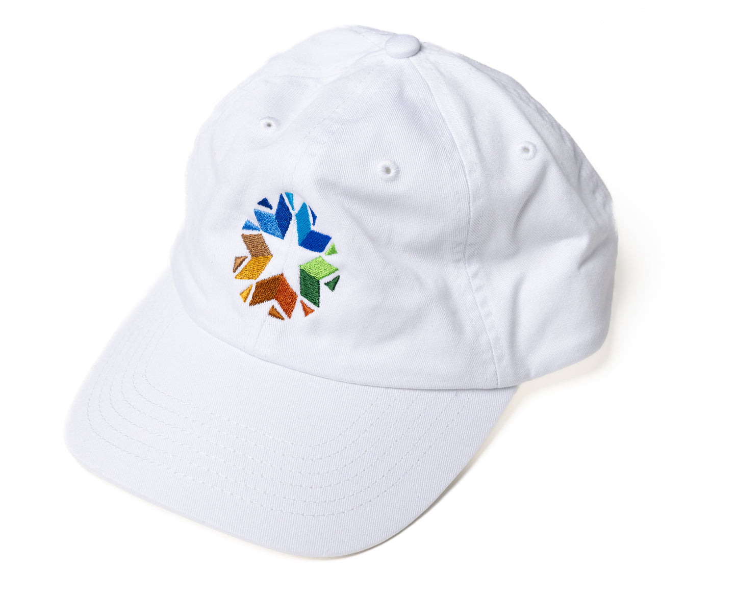 Side White Oklahoma State Logo Dad Hat
