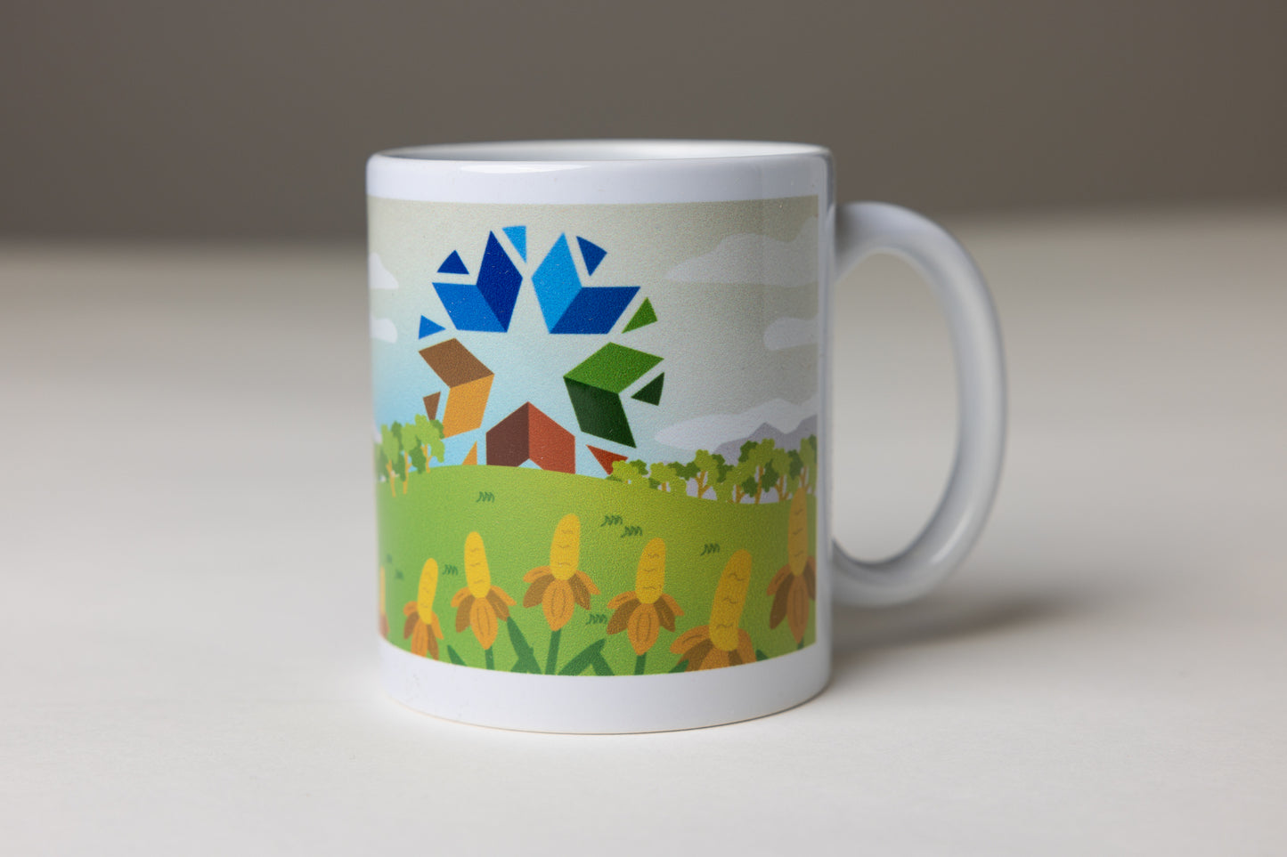 Side Oklahoma Bison Brew Prairie Mug