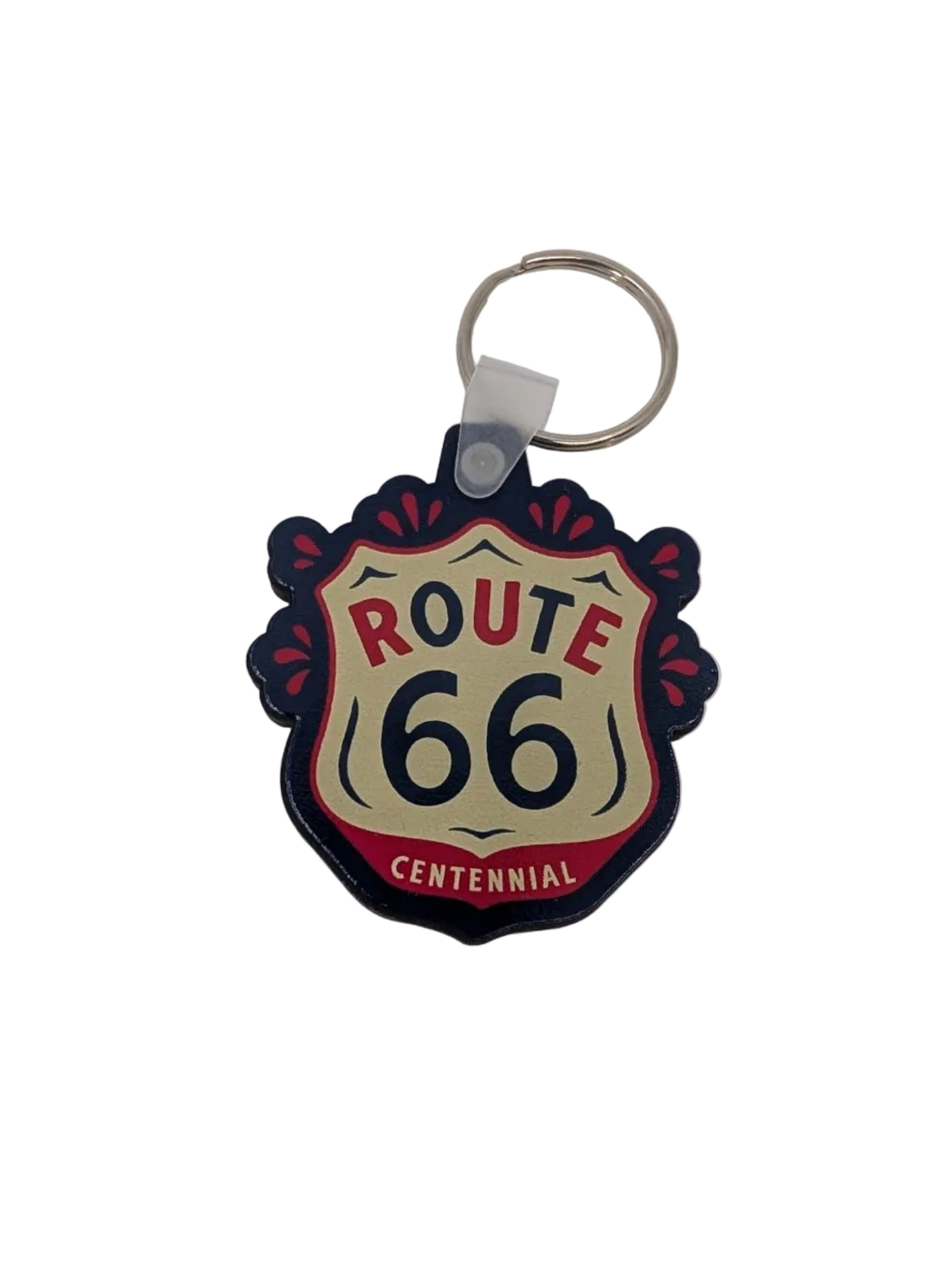 Official Route 66 Centennial Keychain