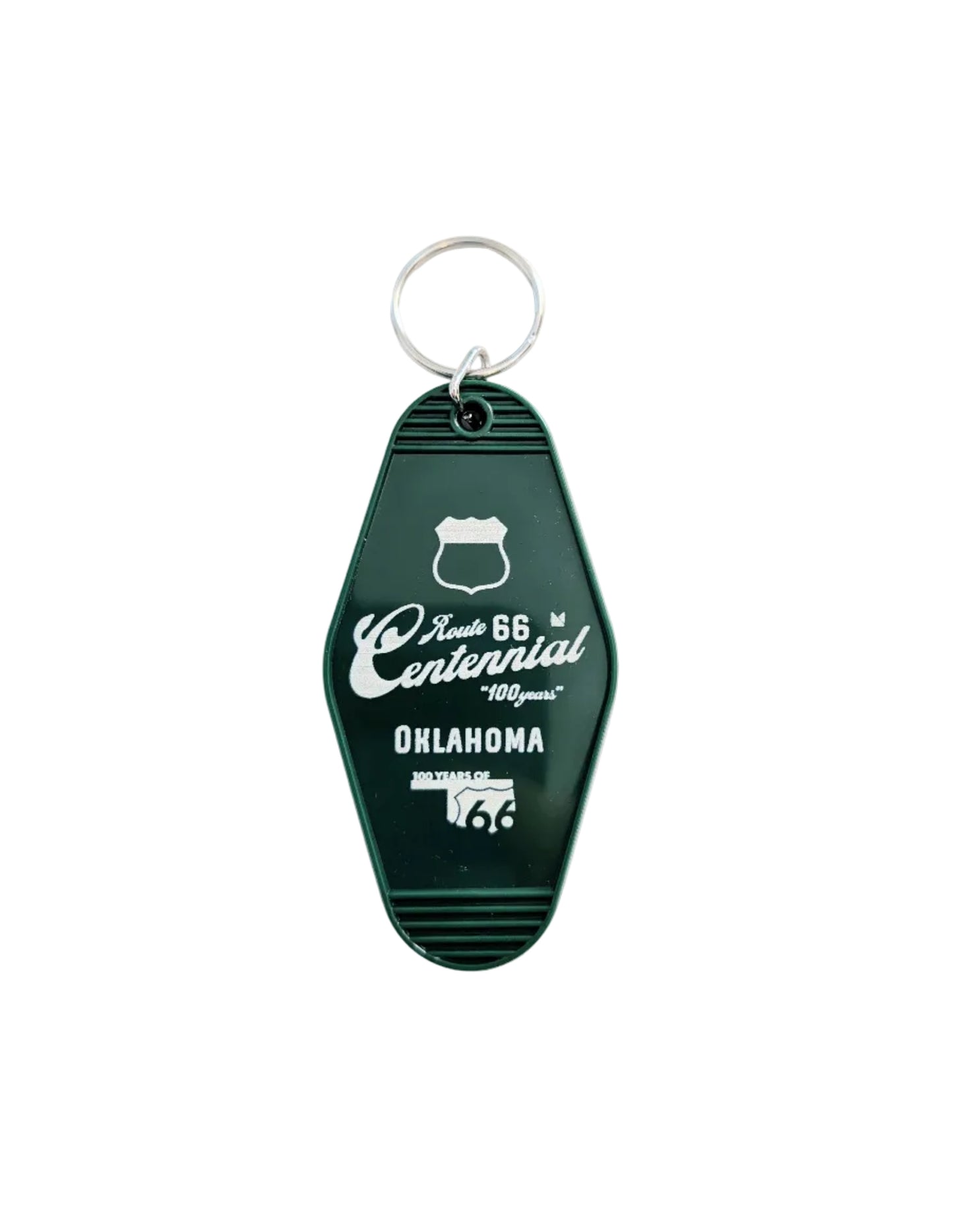 Route 66 Centennial Hotel Keychain