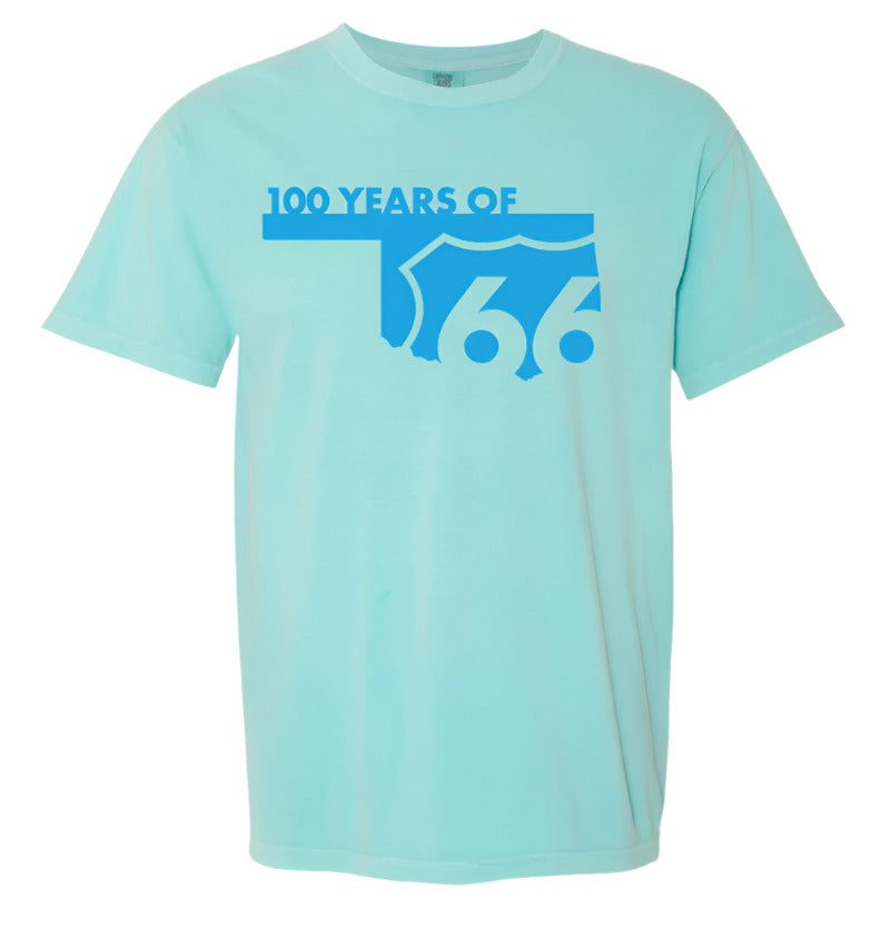 Comfort Colors Route 66 Centennial Tee Chalky Mint