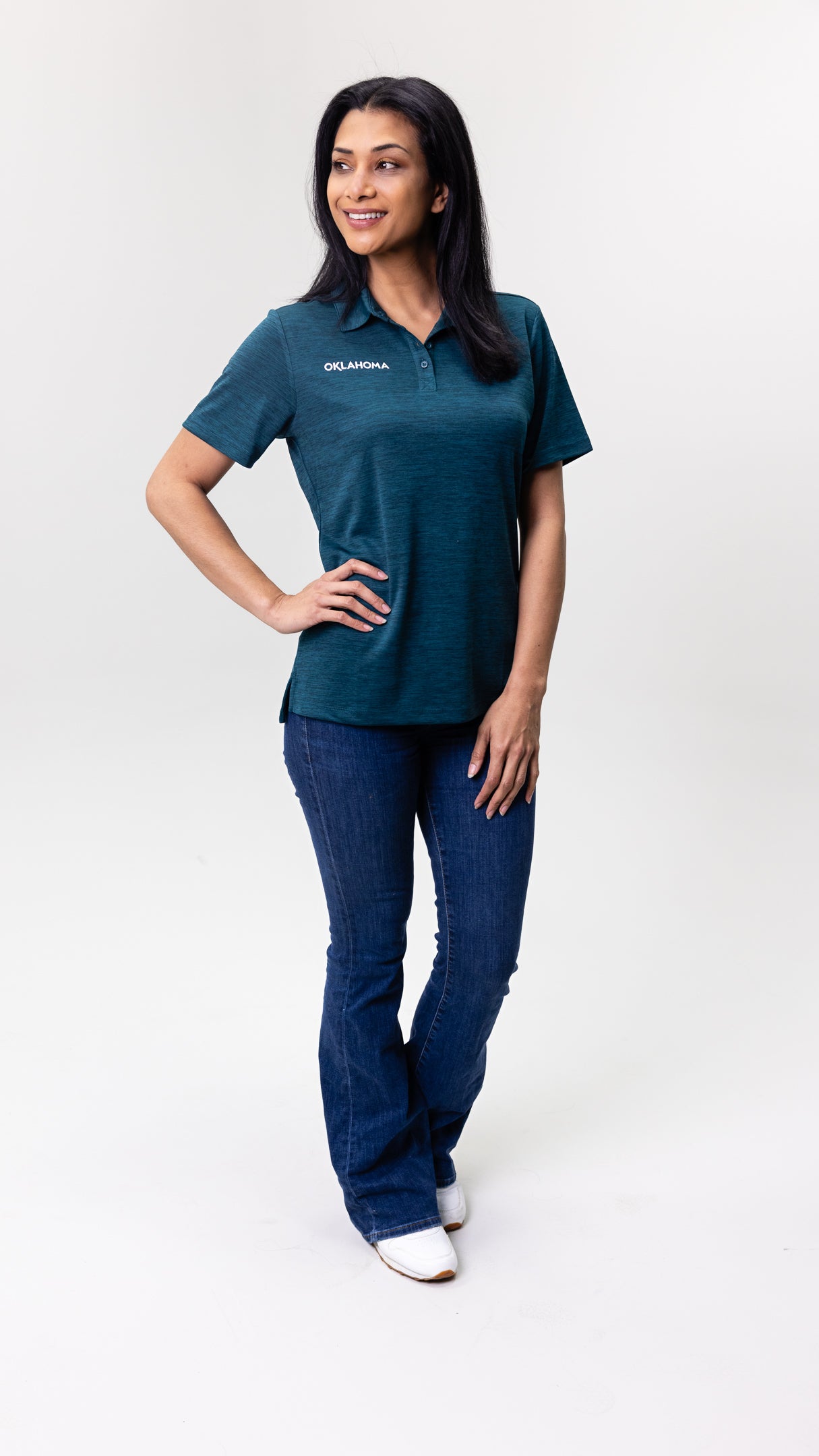 Oklahoma Women's Heather Pique Polo