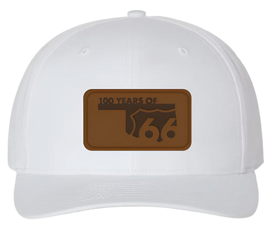 Richardson Route 66 Centennial Snapback Patch Hat White