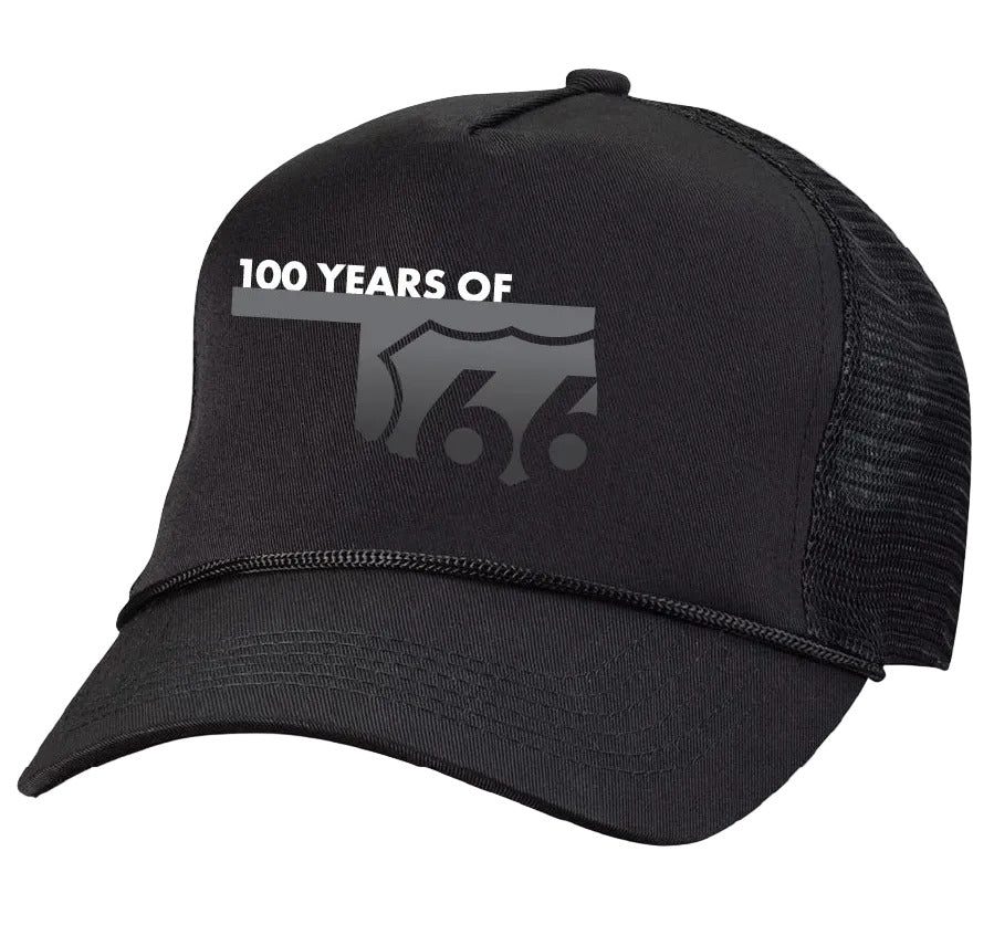 Route 66 Centennial Trucker Hat Black
