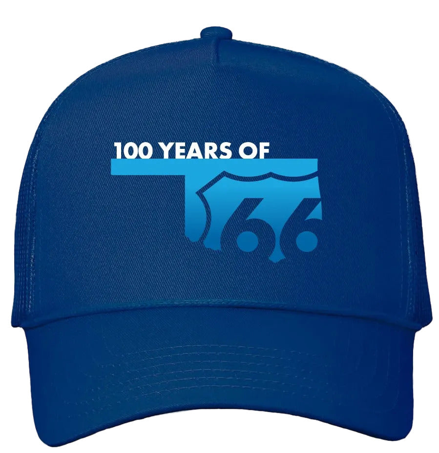 Route 66 Centennial Trucker Hat Blue