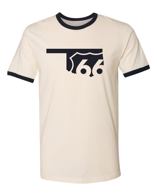 Cotton Ringer Route 66 Centennial Tee No Text