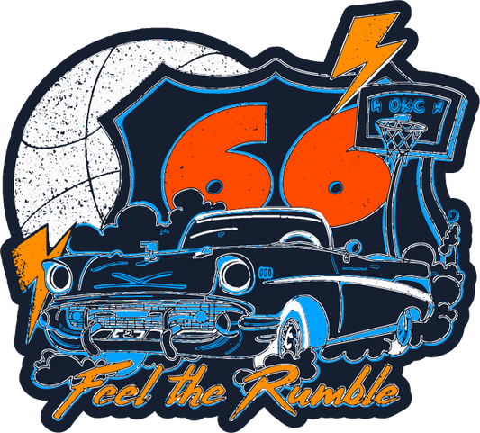 Feel The Rumble Sticker