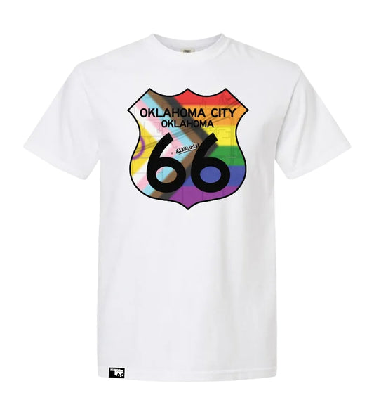 OKC Rt66 Pride Tee