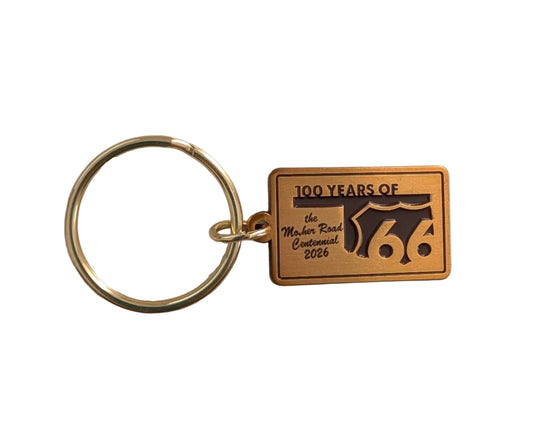 Route 66 metal keychian