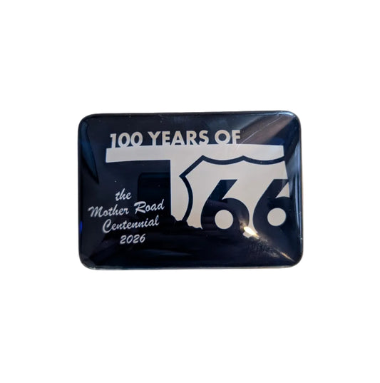 Route 66 Centennial Crystal Dome Magnet