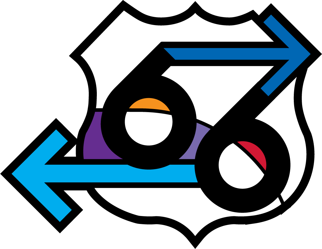 Matt Goad Route 66 Stickers