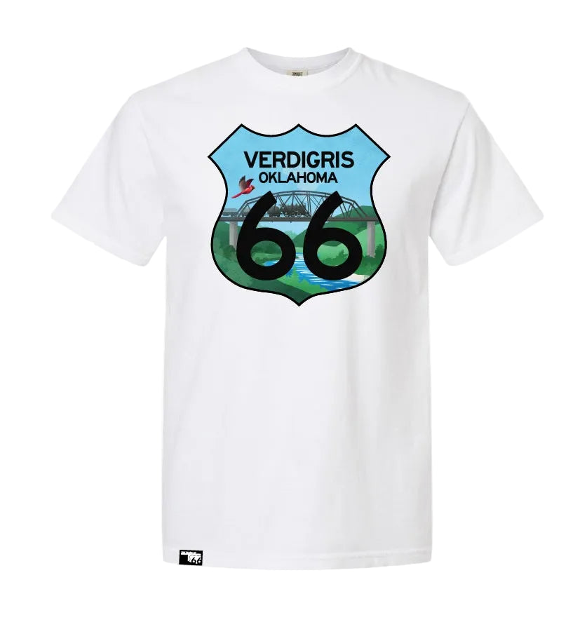 Verdigris Rt 66 Tee