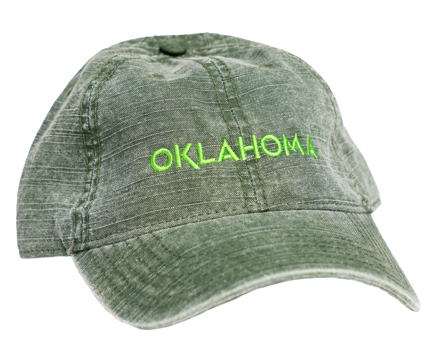 Oklahoma Wordmark Hat Forest