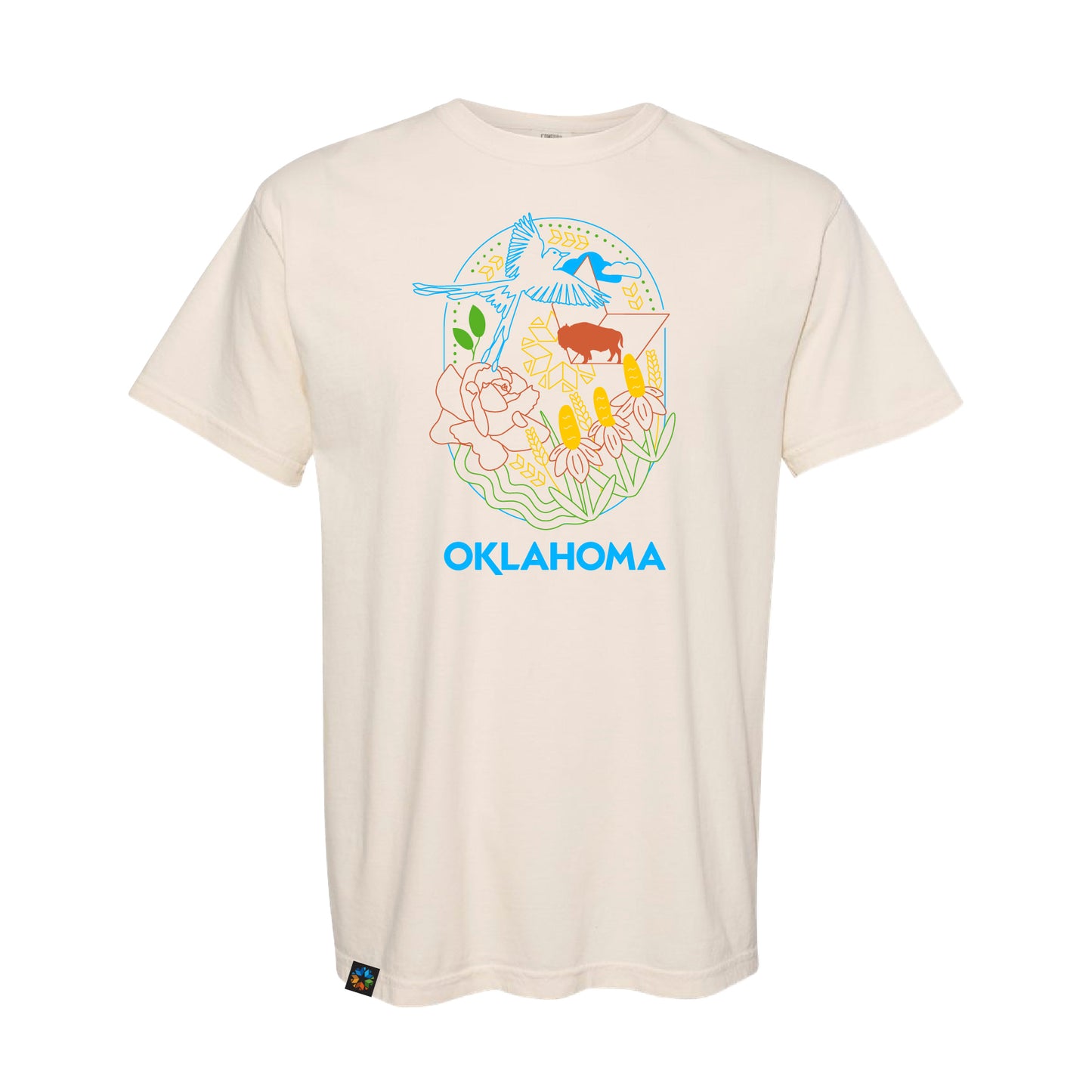 Oklahoma Symbols Design Tee