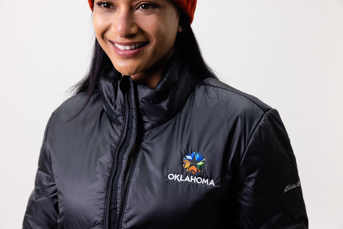 Oklahoma Logo Eddie Bauer Quilted Jacket