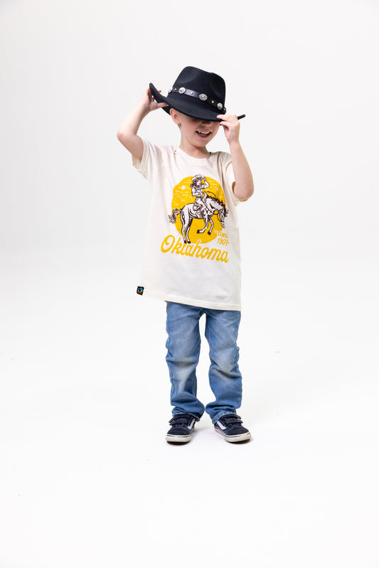 Oklahoma Cowgirl Tee - Youth T-Shirt