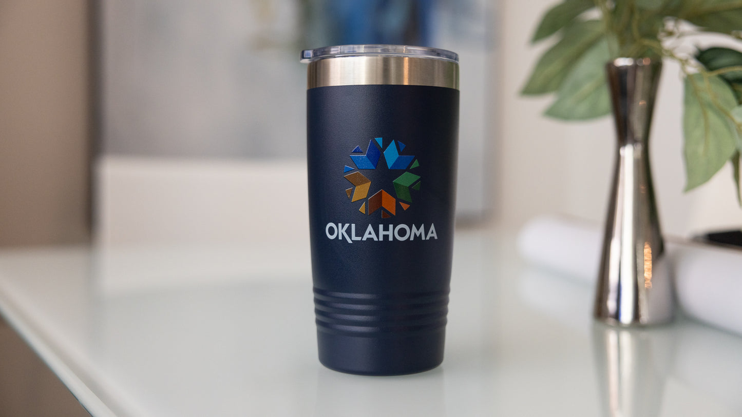 Oklahoma Logo Stainless Steel Tumbler