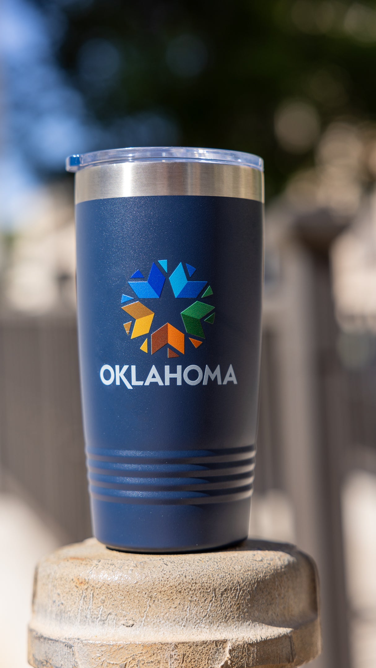 Oklahoma Logo Stainless Steel Tumbler