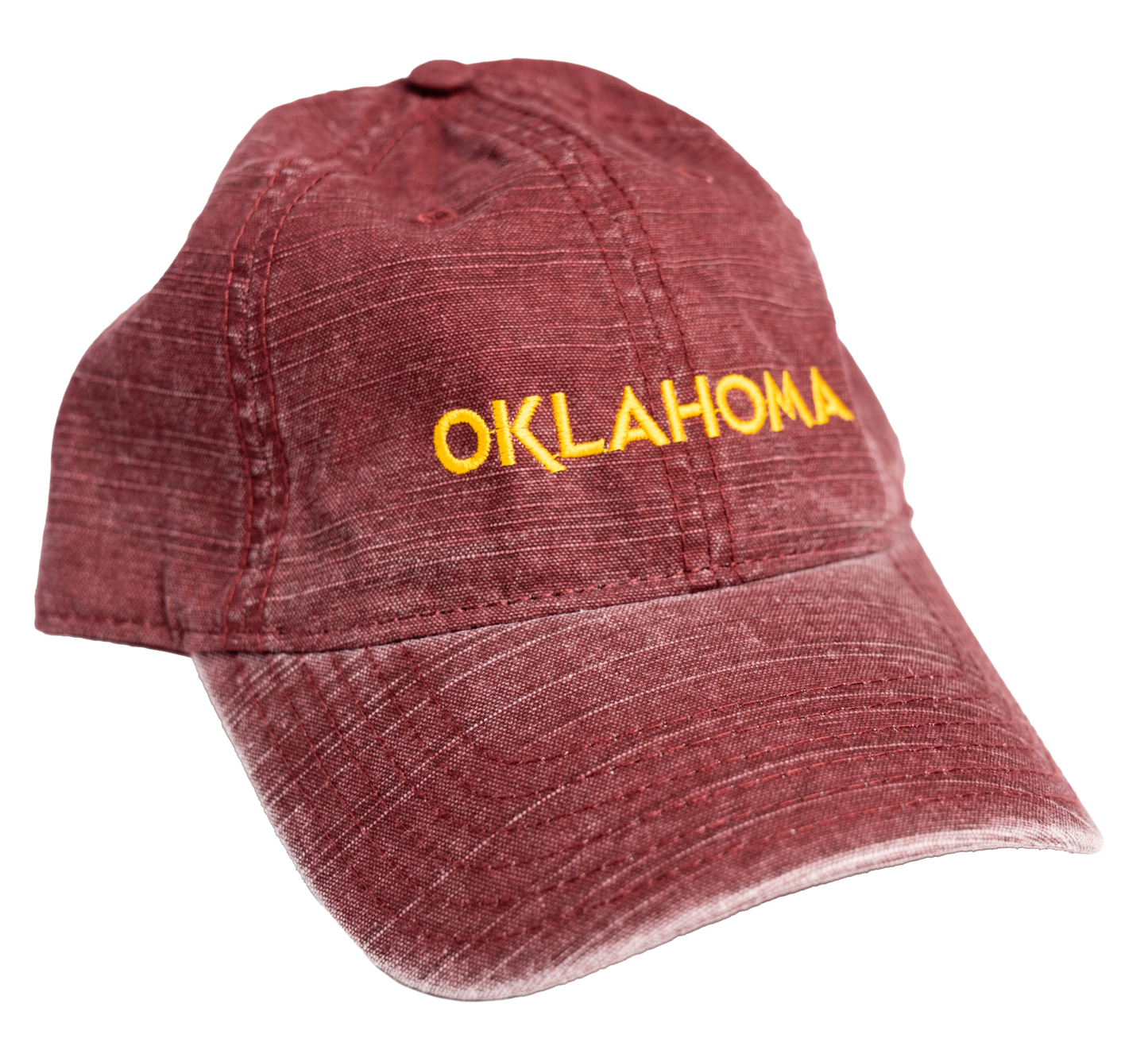 Oklahoma Wordmark Hat Maroon