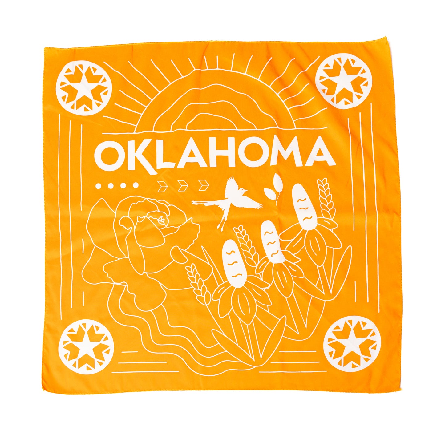 Oklahoma Symbols Design Bandanas