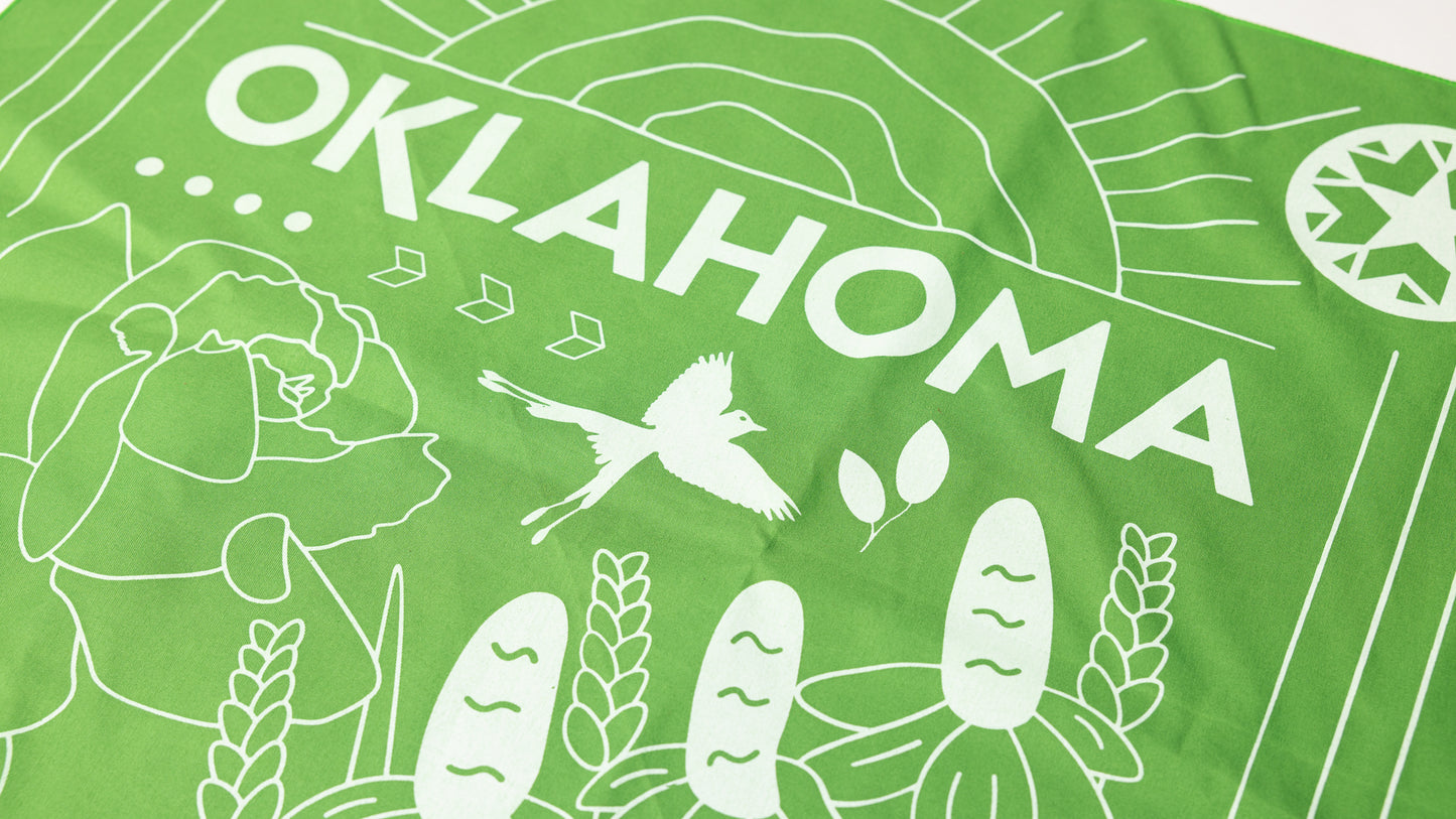 Oklahoma Symbols Design Bandanas